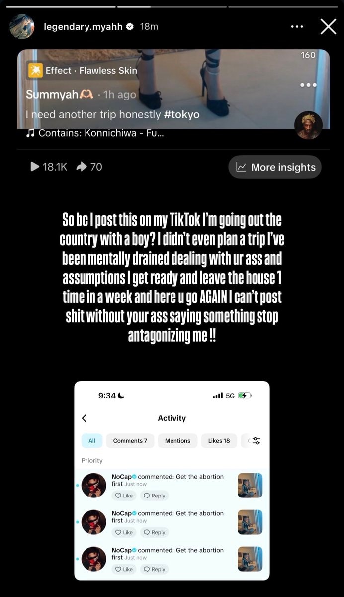 Summyah responds to NoCap