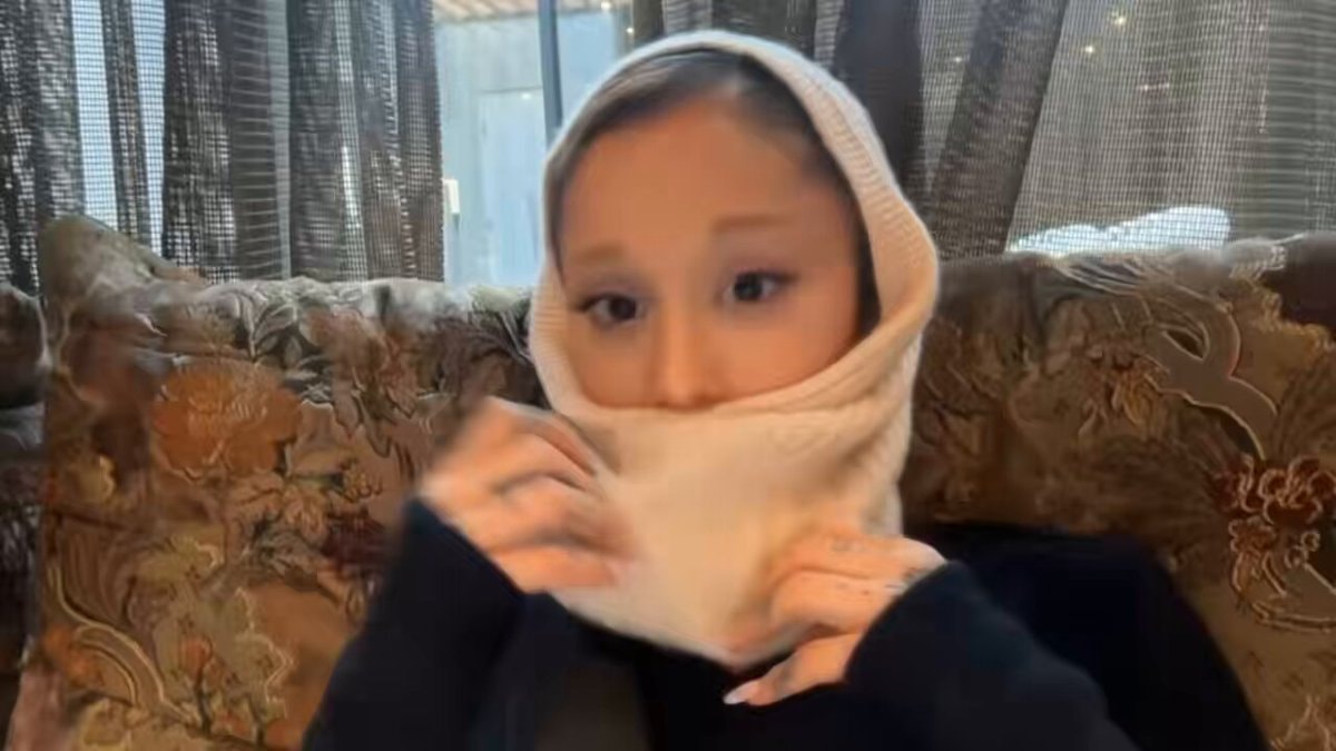 Ariana Grande petal studio footage