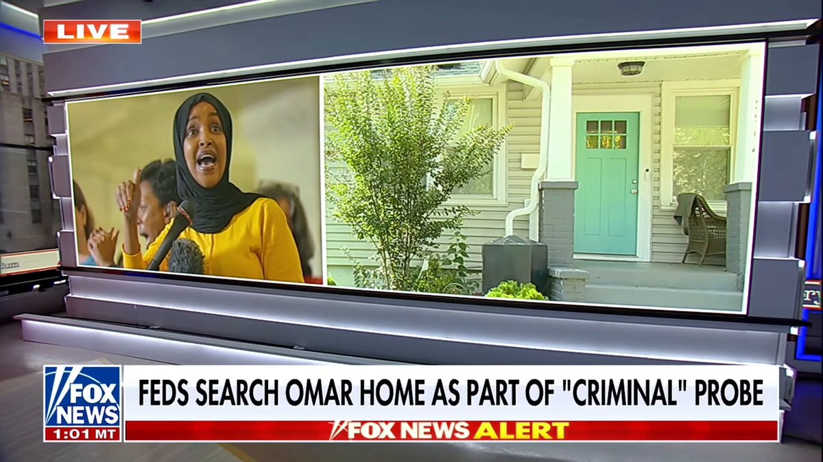 Ilhan Omar DC home HSI raid on Fox News