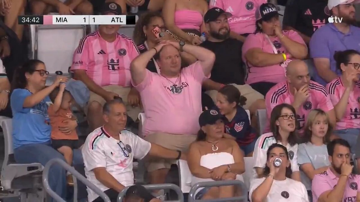 Atlanta fans at Inter Miami game