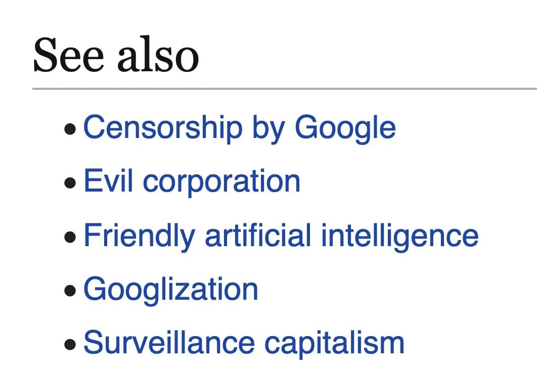 Google Dont Be Evil motto origin (photo 2 of 2)