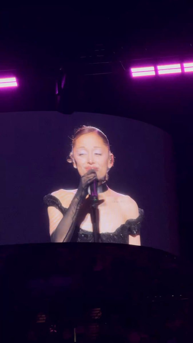 Ariana Grande emotional Eternal Sunshine Tour finale