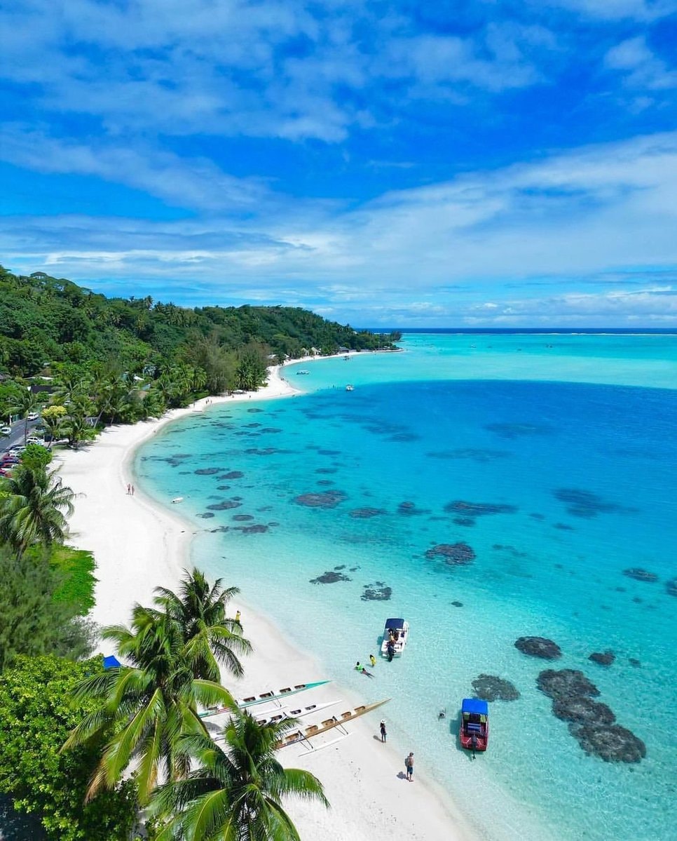 French Polynesia beach