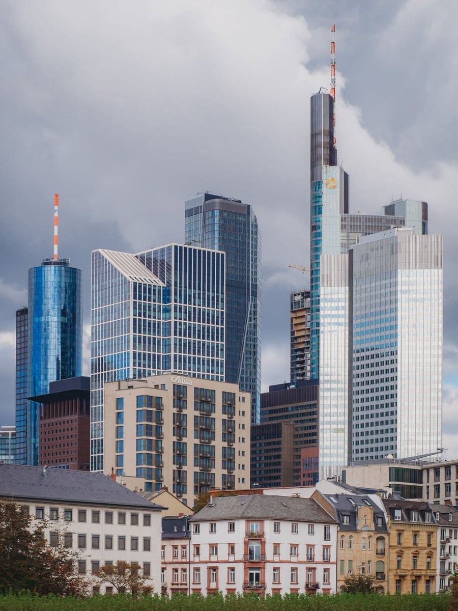 Frankfurt Germany city skyline at night (photo 2 of 4)