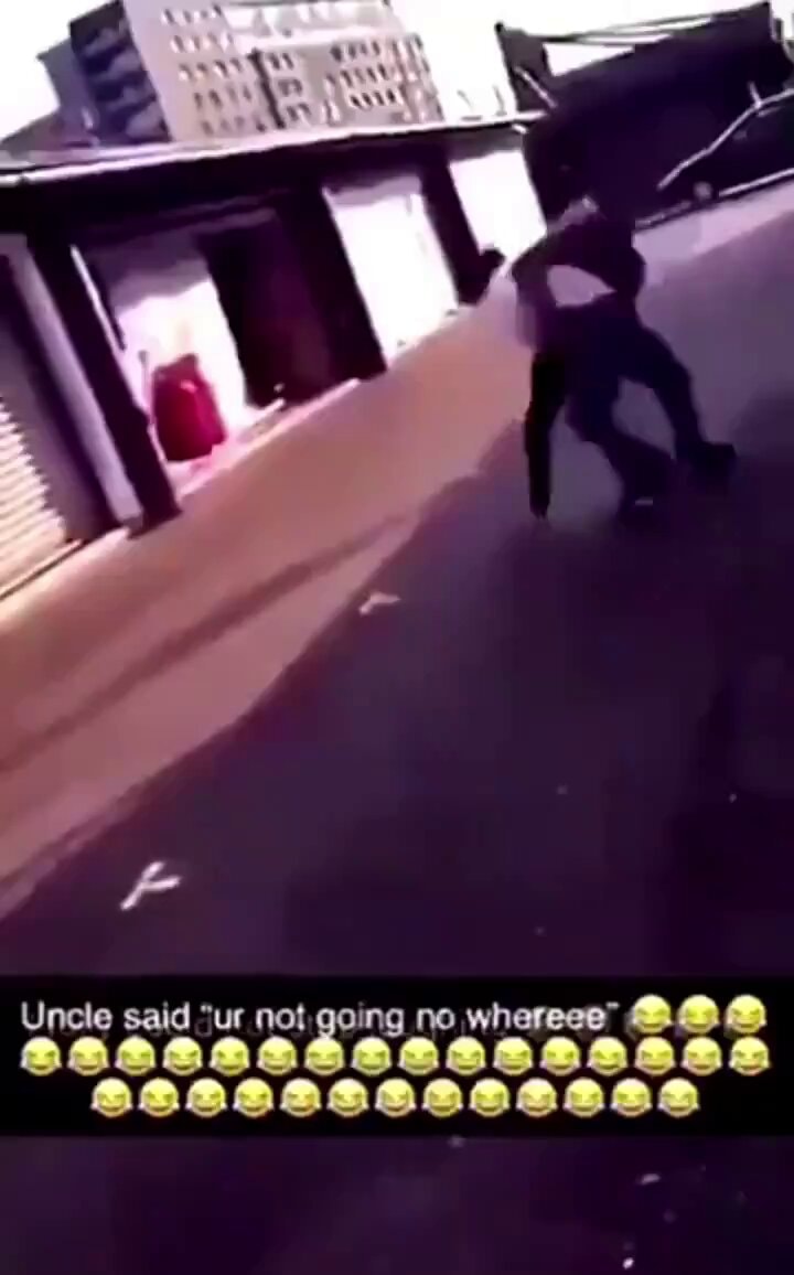 Unc intense street moment