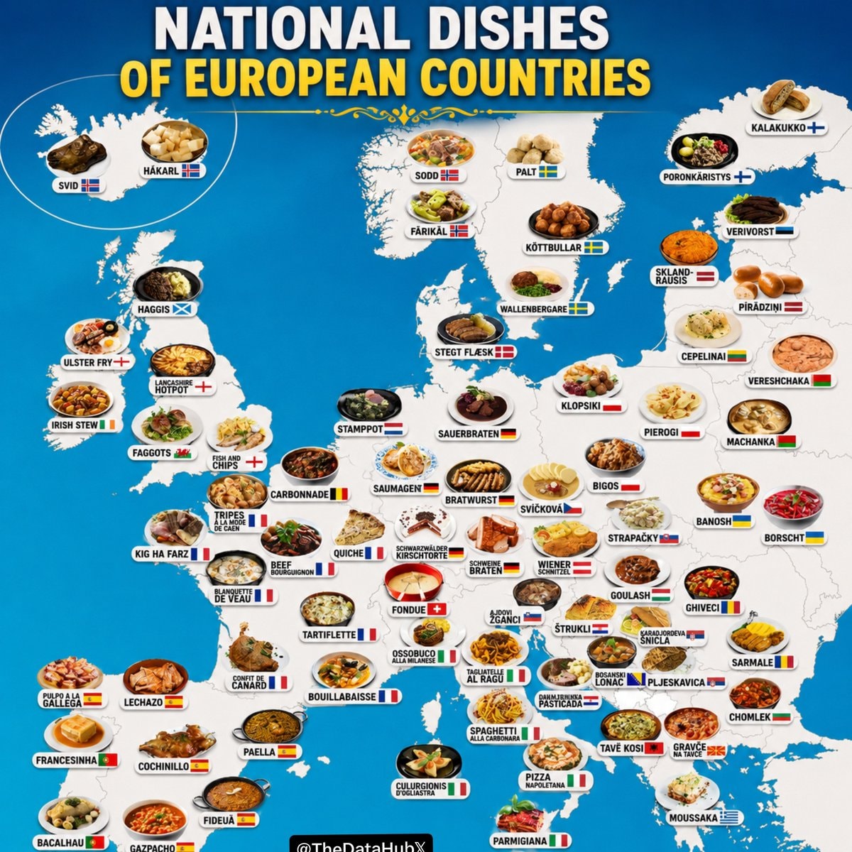 National Dishes of European Countries National Dishes of European Countries