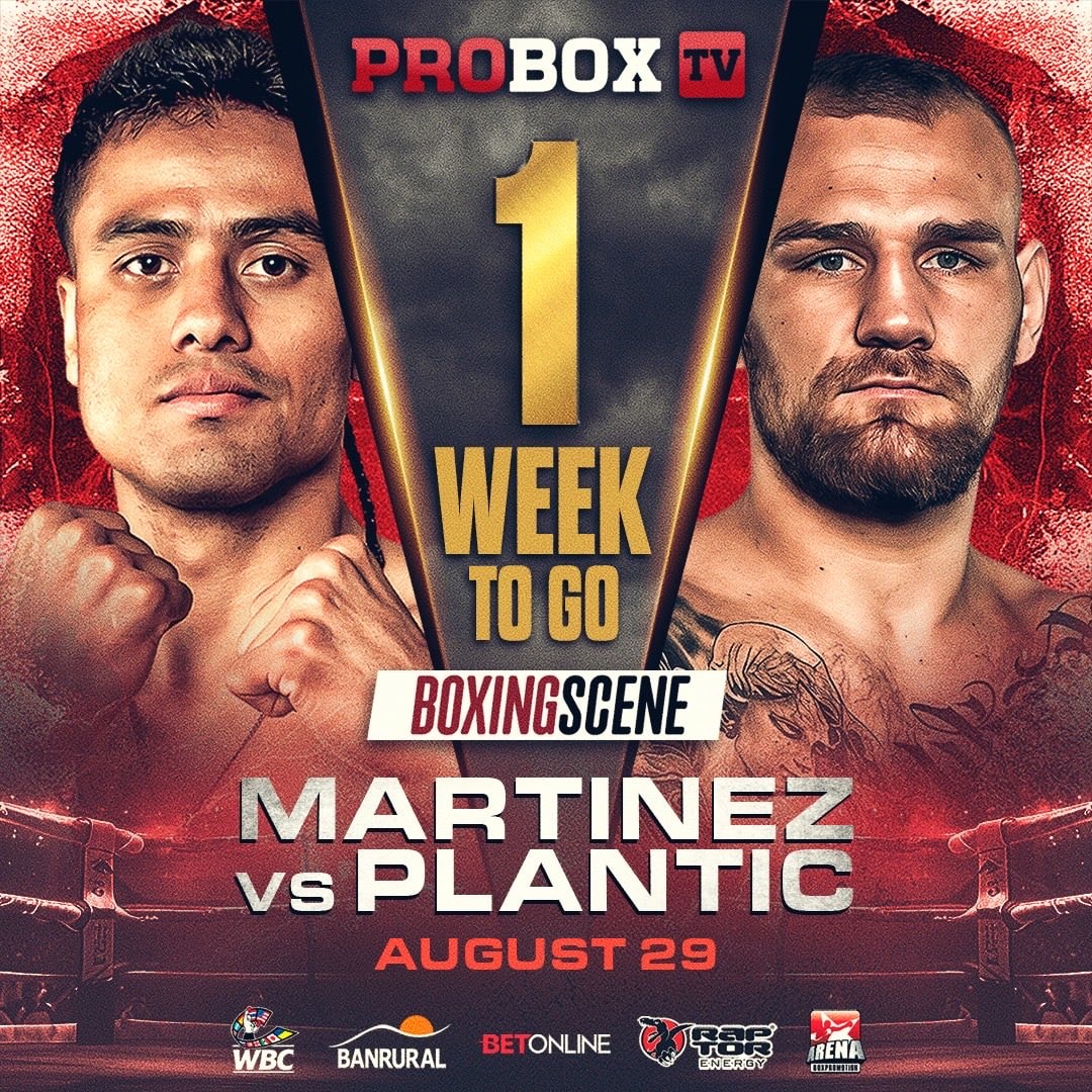 Lester Martinez vs Luka Plantic August 29