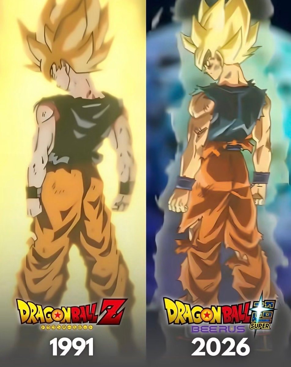 Goku 1991 vs 2026 Goku 1991 vs 2026