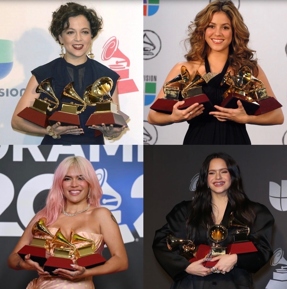 Latin GRAMMYs top nominated female artists Latin GRAMMYs top nominated female artists
