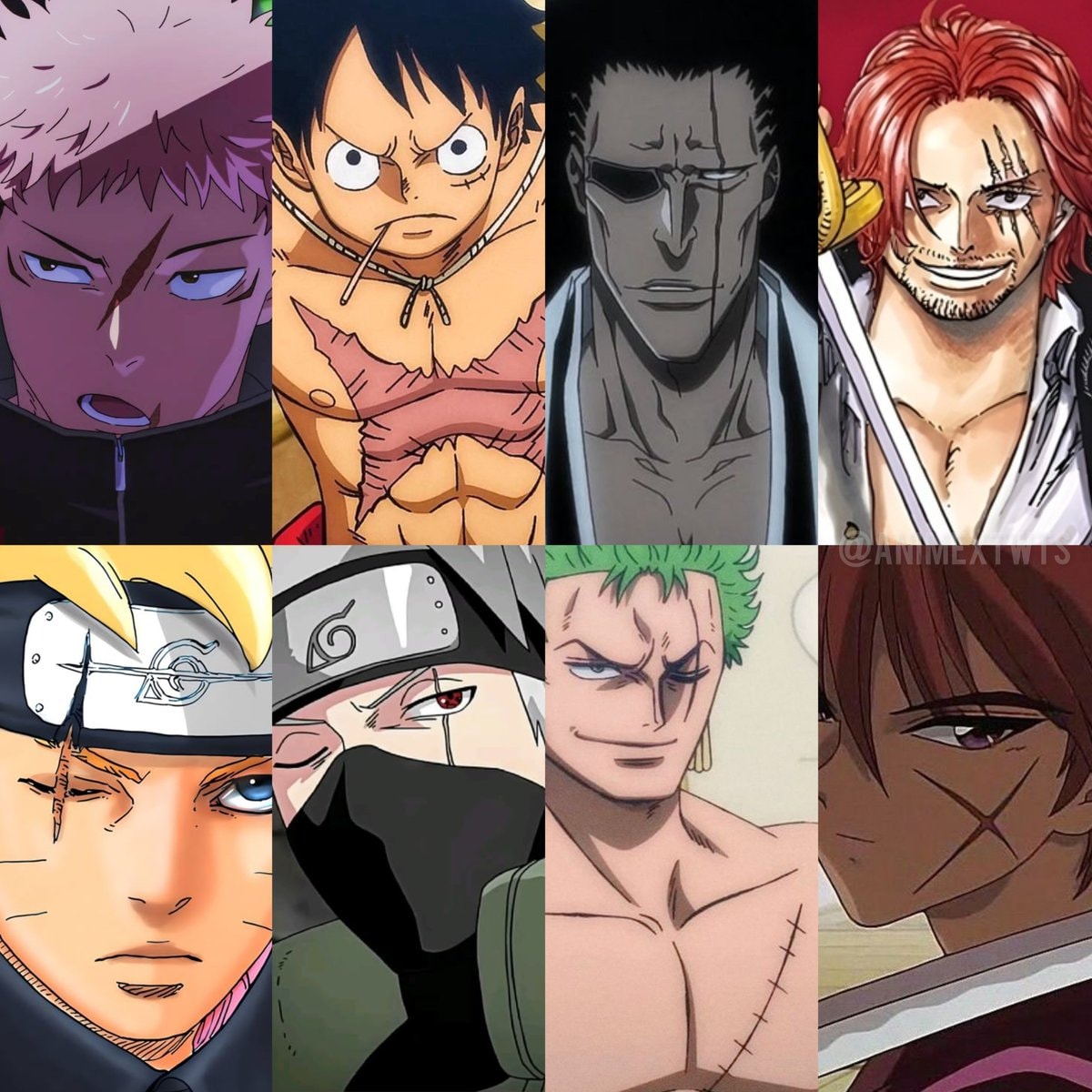 Scar Gang anime collage