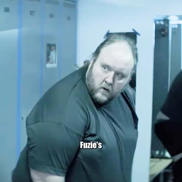 Surprised in the locker room