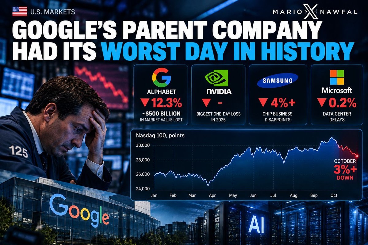 Alphabet historic stock drop