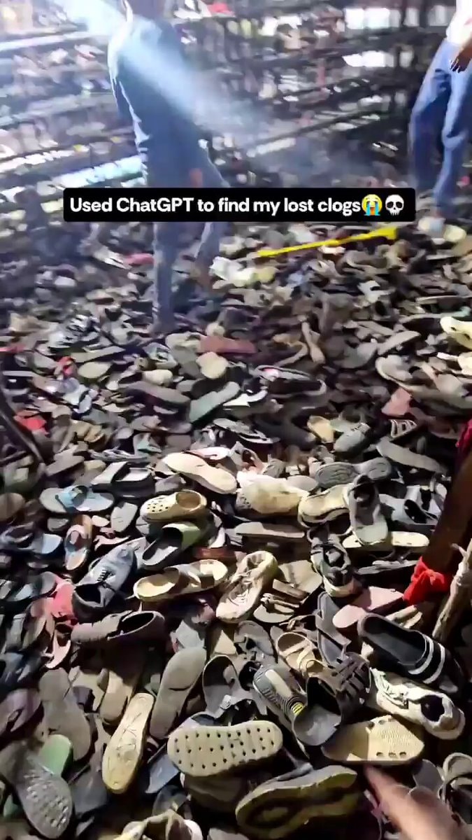 ChatGPT finds lost clogs