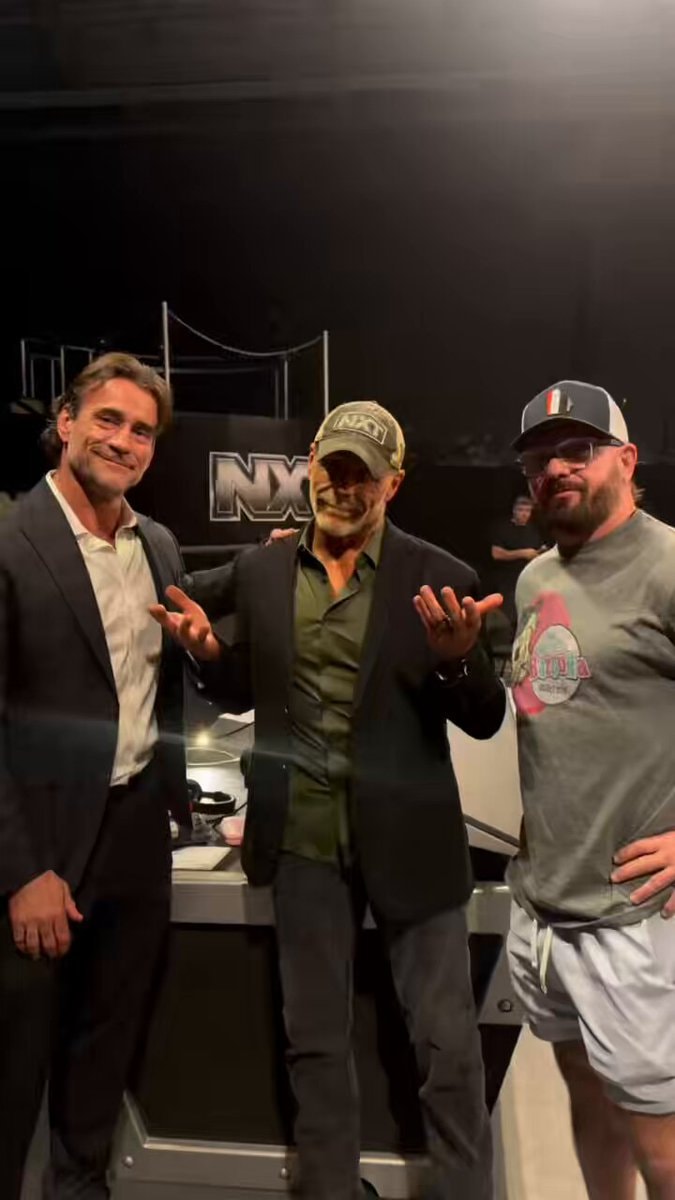 Shawn Michaels asks AJ Styles and CM Punk about Grayson Waller's NXT Championship challenge