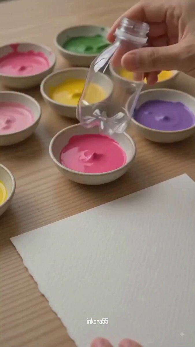 inkora55 paint pouring art