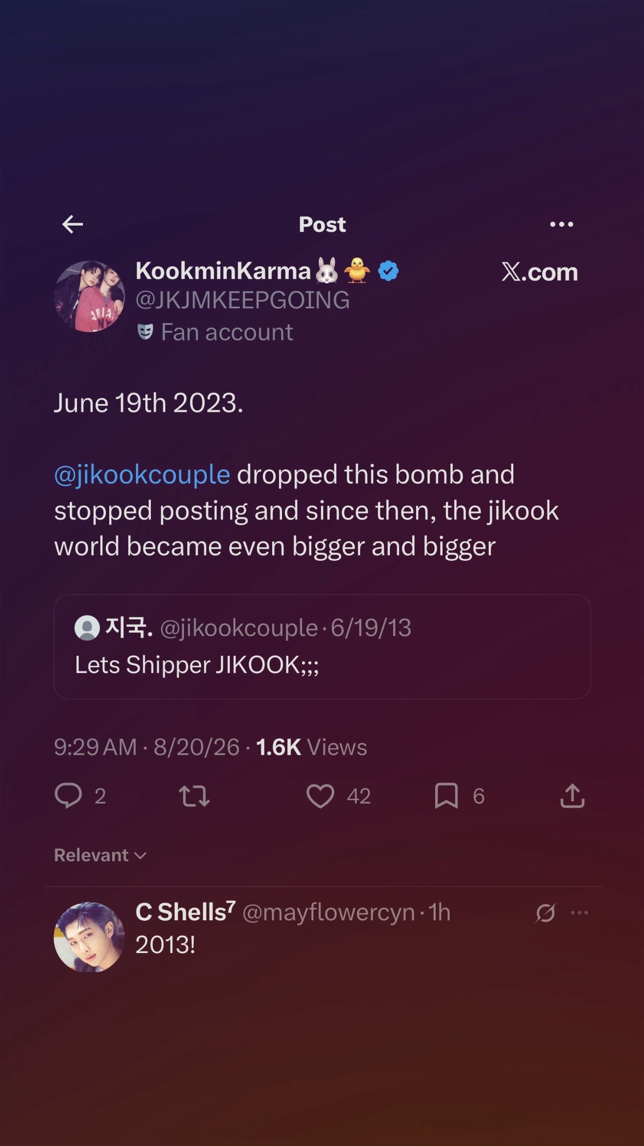 @jikookcouple jikook world growth
