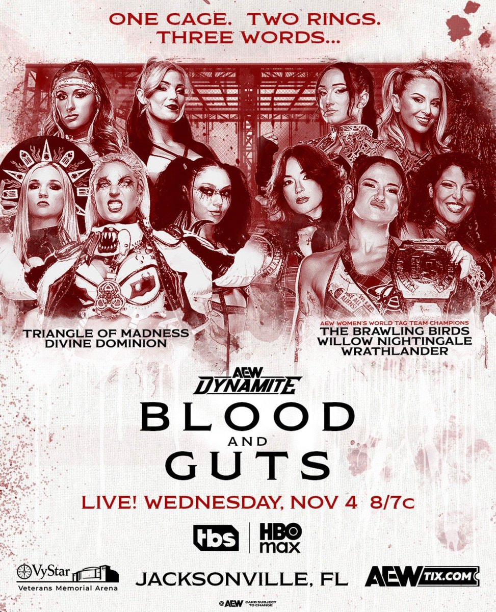 Women's Blood and Guts match official