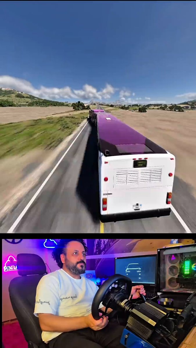 BeamNG.drive long bus drift