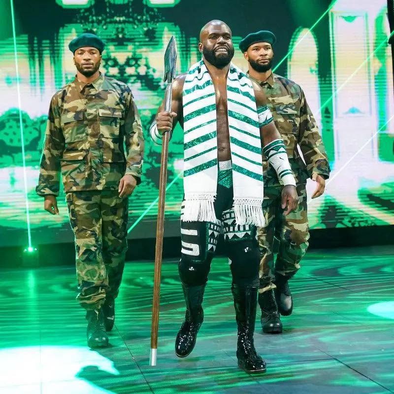 Apollo Crews Uhaa Nation entrance