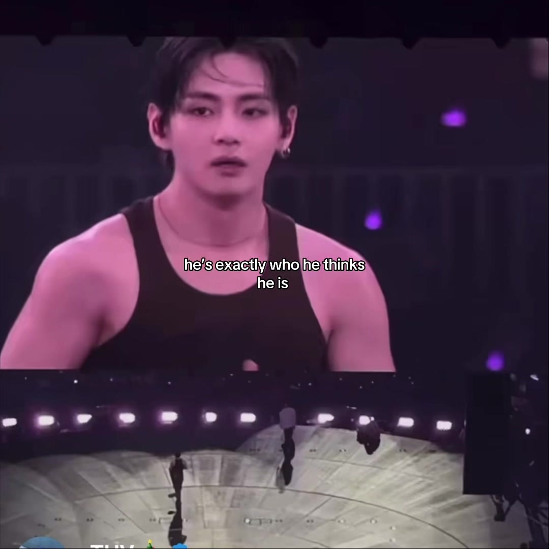 Taehyung new hair on stage