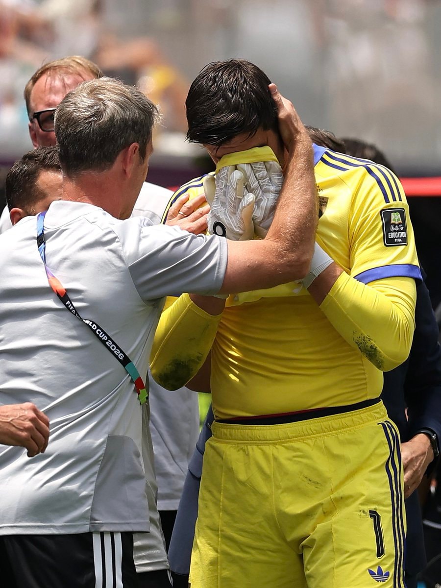 Courtois last World Cup game 💔