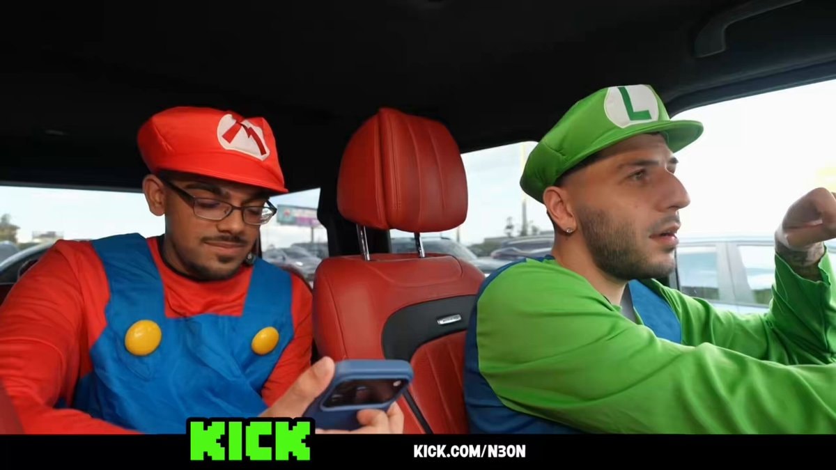 N3ON Mario Luigi car KICK