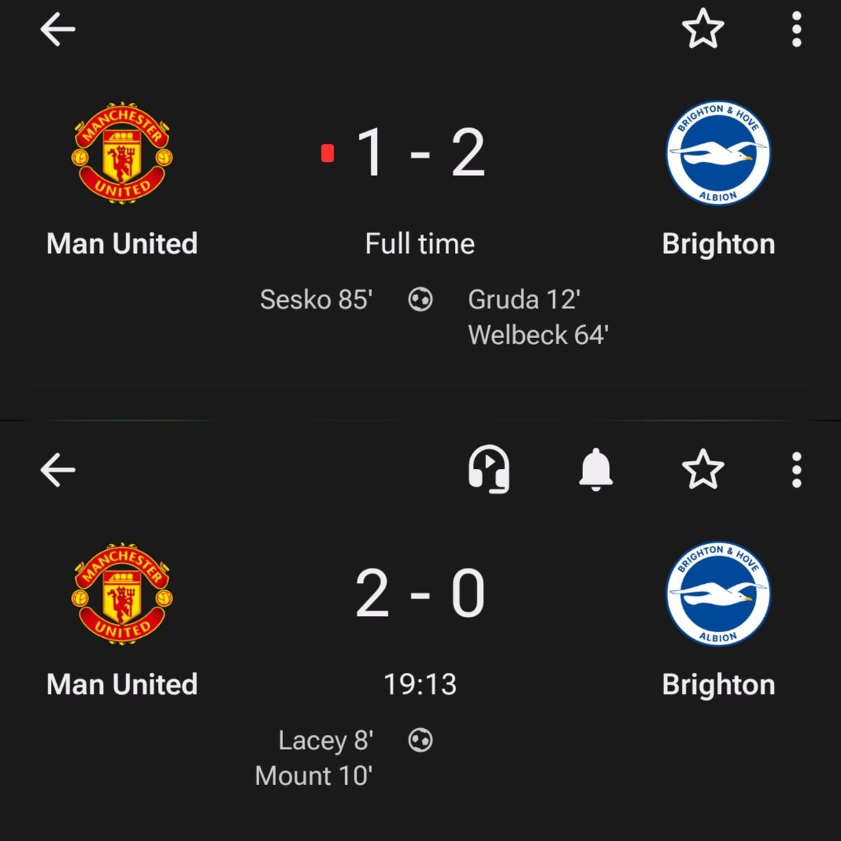 Man United Bruno Fernandes performance