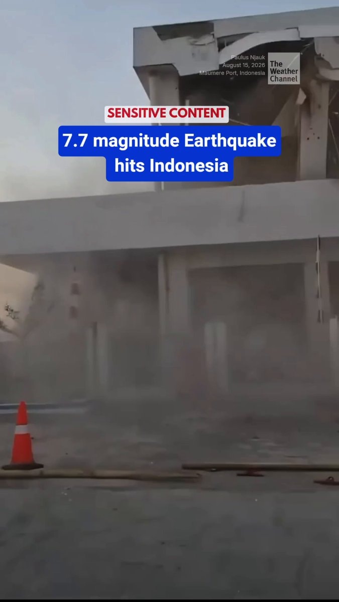 7.7 magnitude earthquake Flores Island