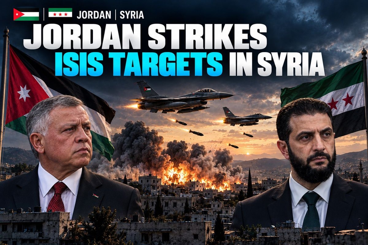 Jordan Syria ISIS airstrike dispute