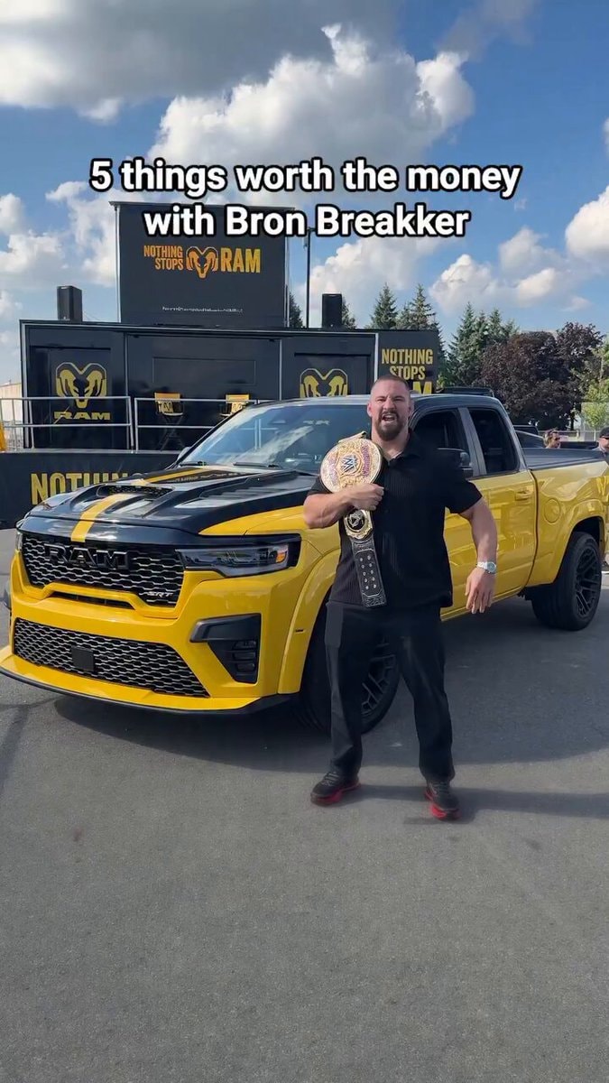 Bron Breakker Ram Trucks ad