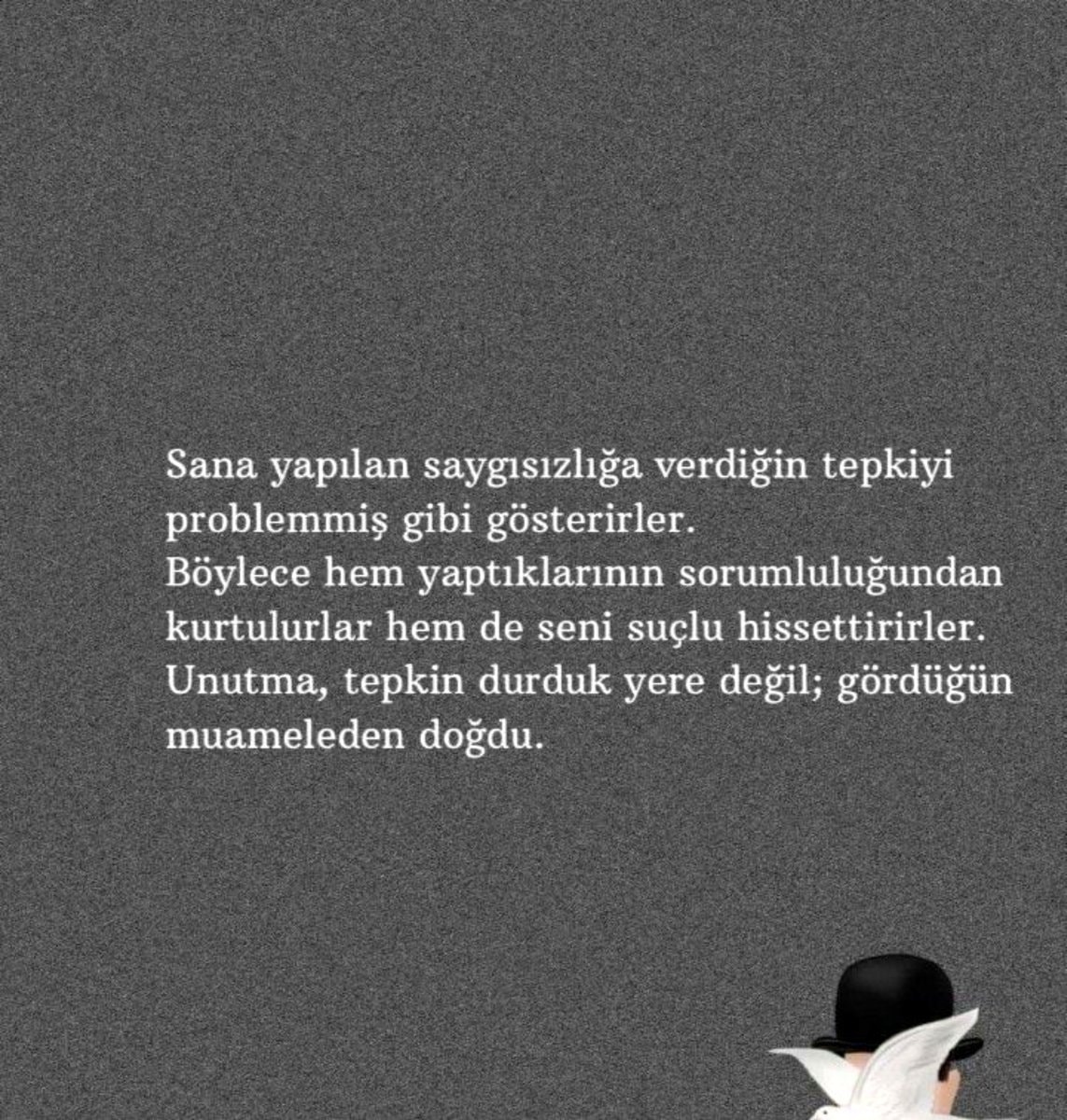 Turkish quote on deflecting blame