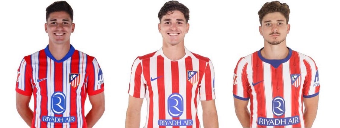 Atletico Madrid RIYADH AIR jersey stages