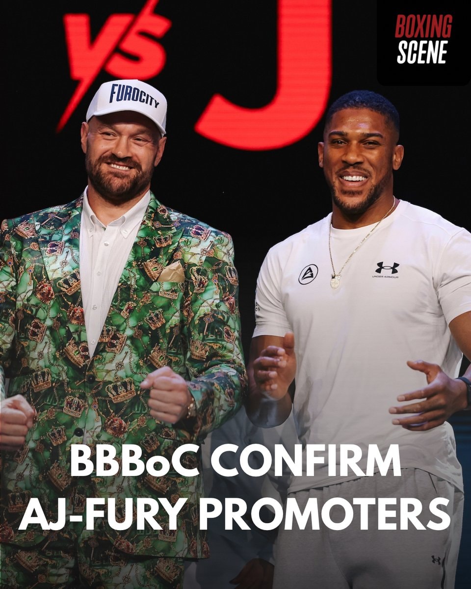 Tyson Fury Anthony Joshua promoters confirmed