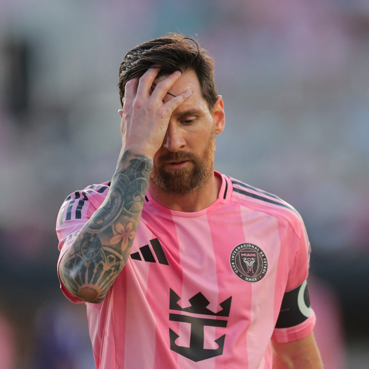 Lionel Messi close-up
