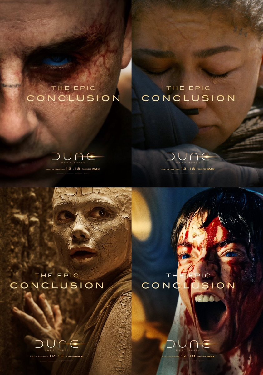 Dune Part Three final character posters