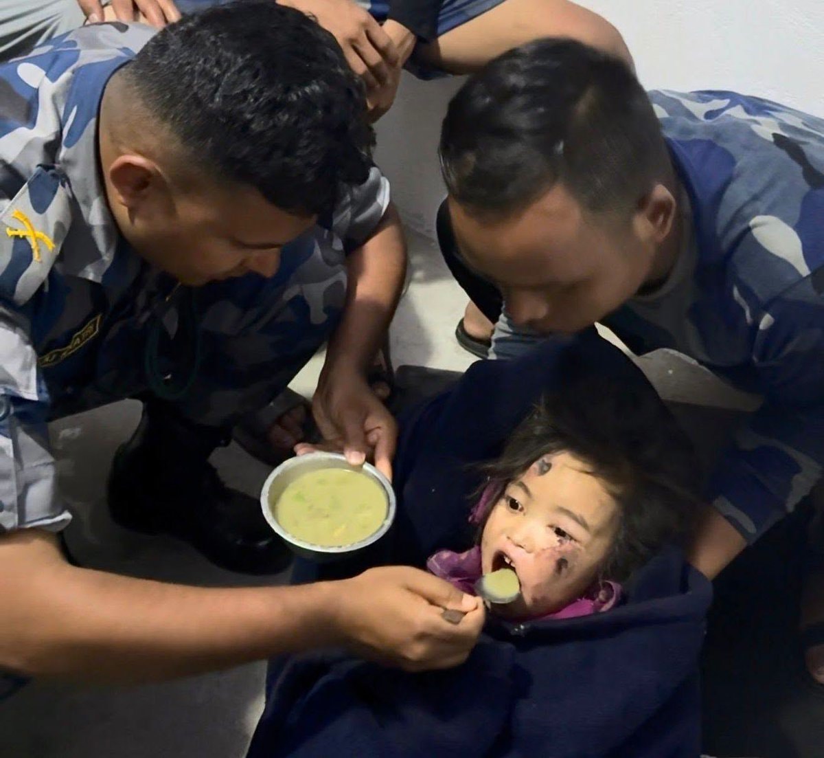 Armed Police Force rescues girl in Rasuwa