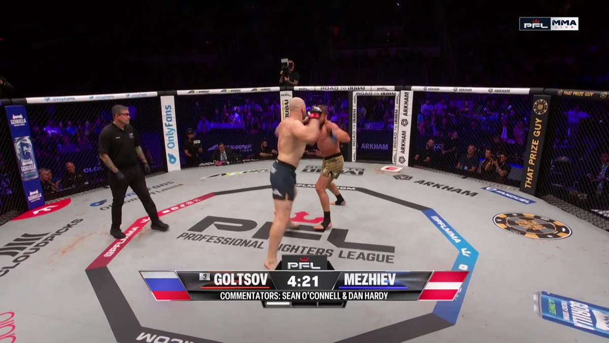 Denis Goltsov KO at PFL Charlotte