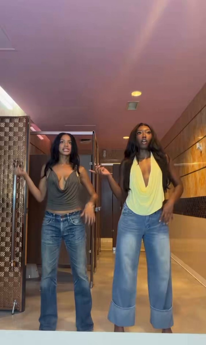 Aniya and Melanie Katseye Gnarly dance