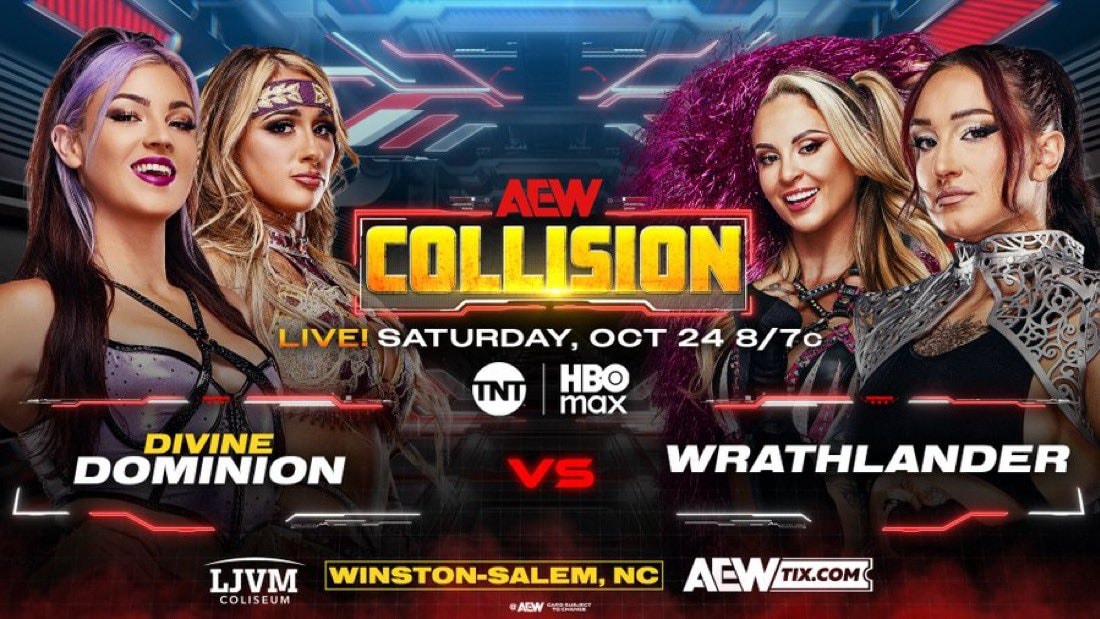 Divine Dominion vs Wrathlander AEW Collision