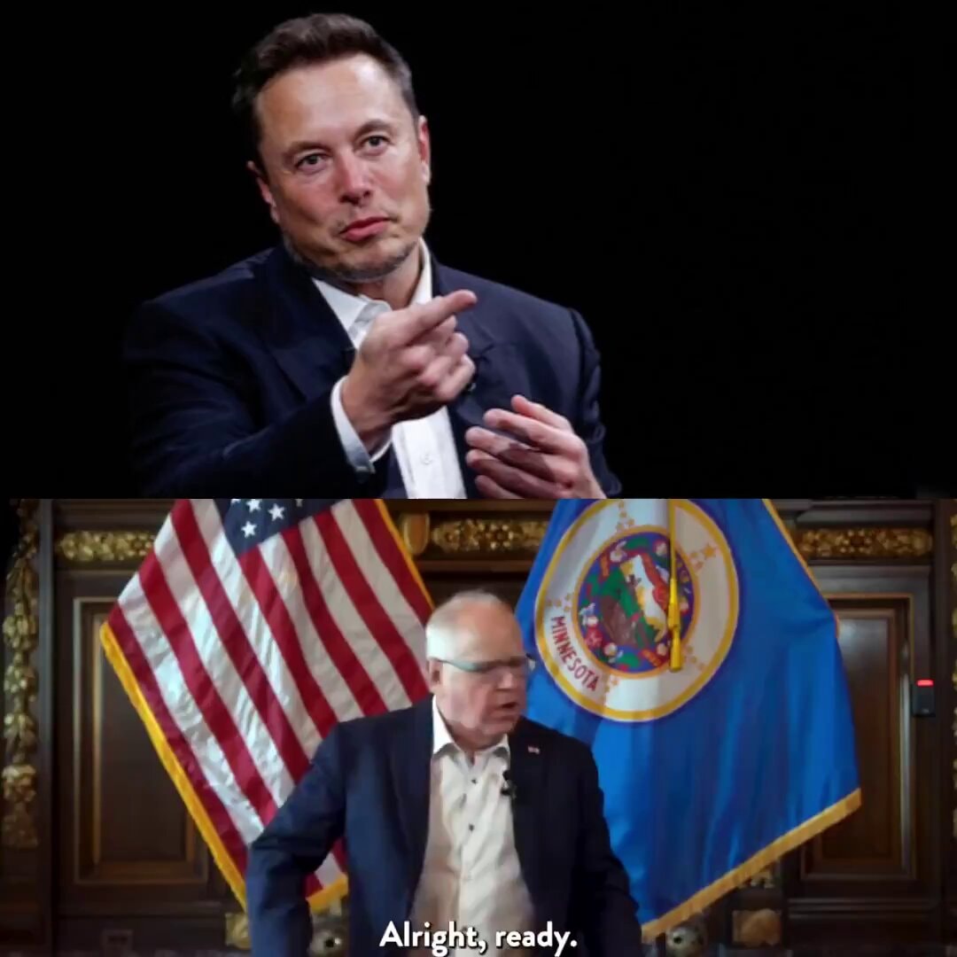 Elon Musk Tim Walz prison Minnesota corruption