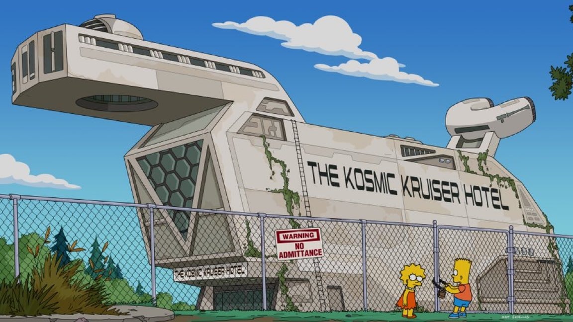 The Simpsons The Kosmic Kruiser episode