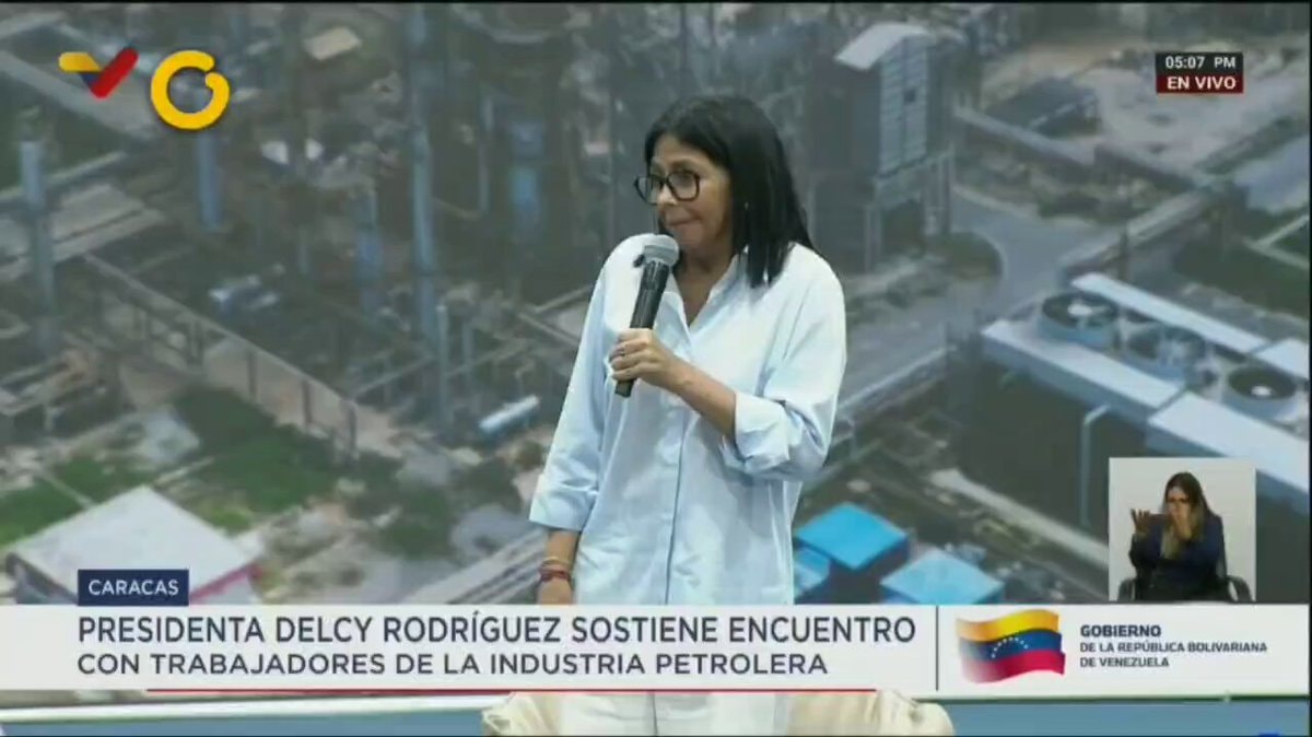 Delcy Rodríguez urges Venezuelans to return Delcy Rodríguez urges Venezuelans to return