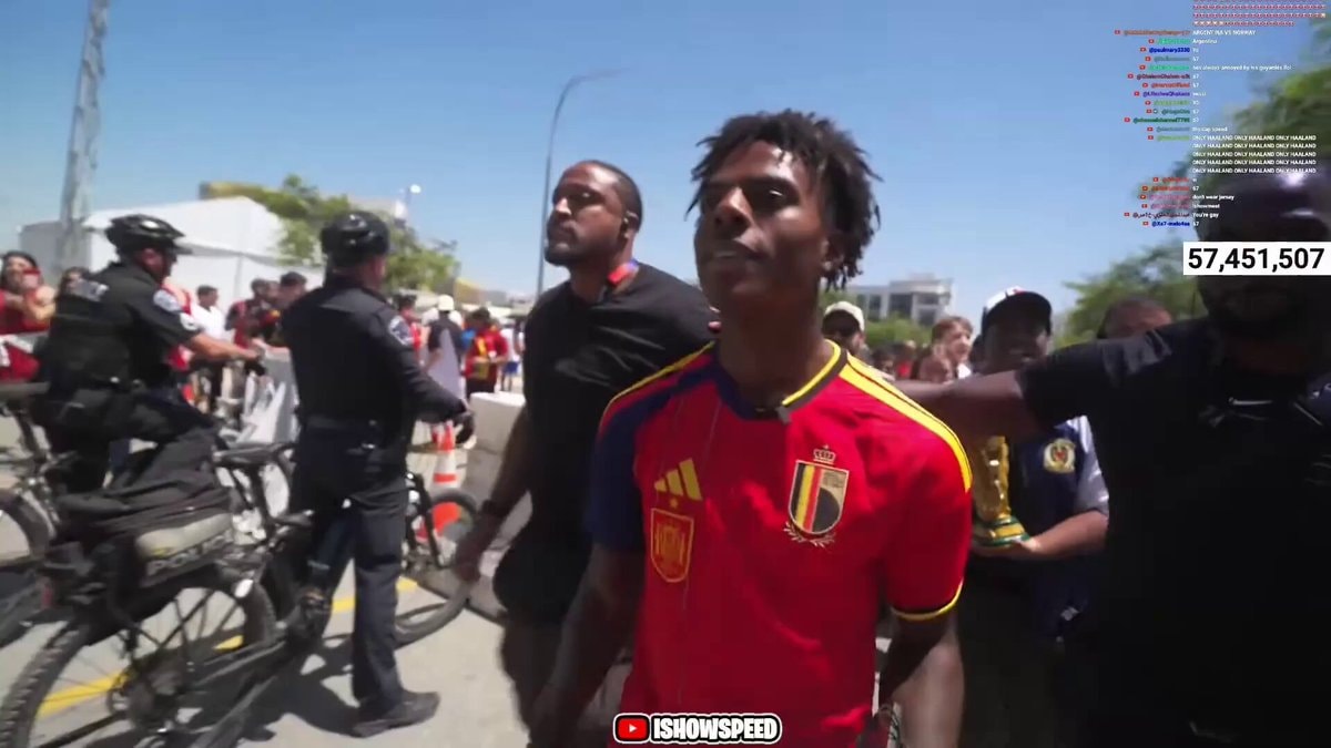 IShowSpeed fan confrontation bodyguards