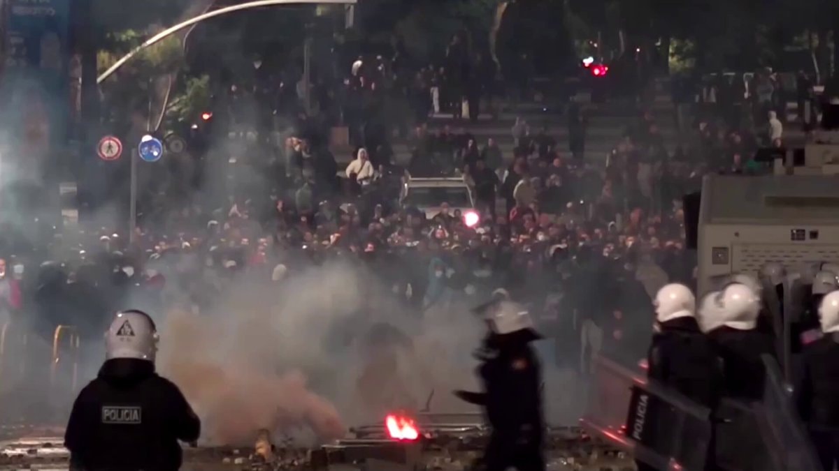 Tirana Albania protests Edi Rama