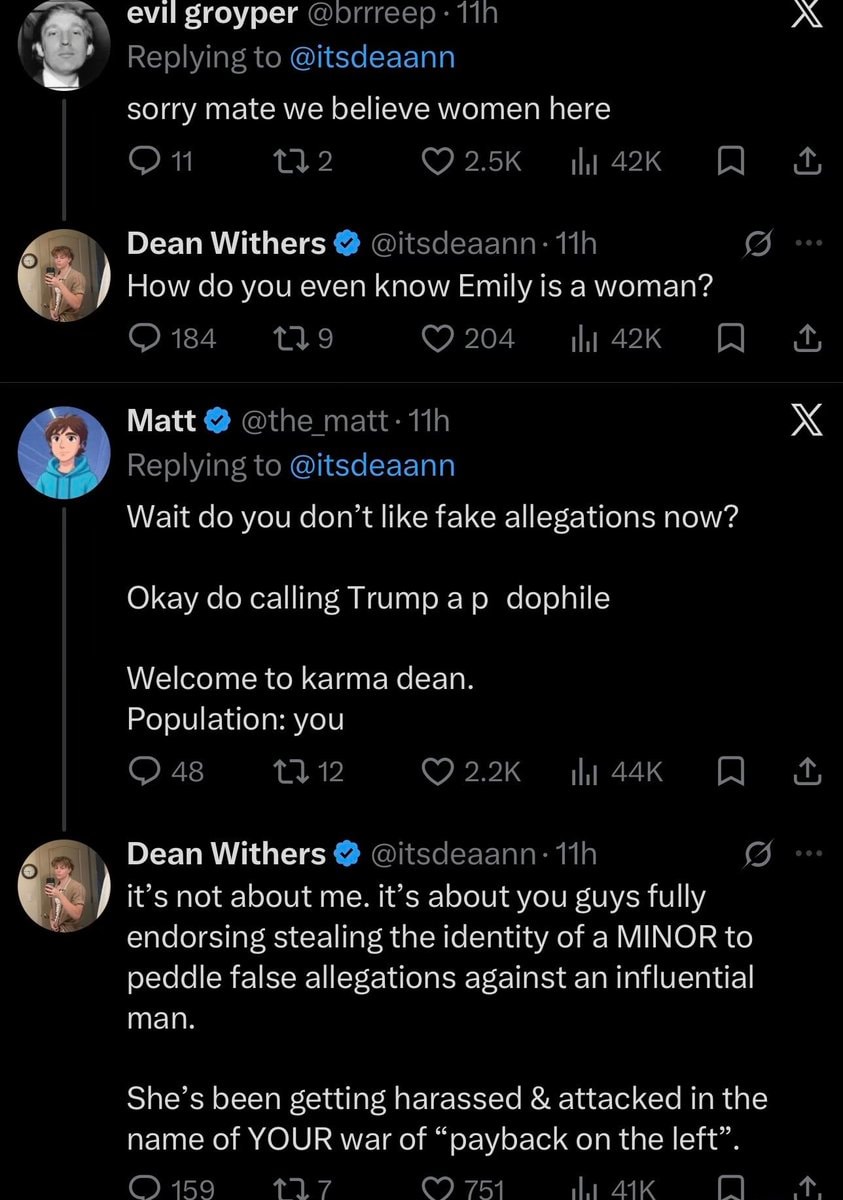 Dean Withers exposes fake TikTok (photo 2 of 2)