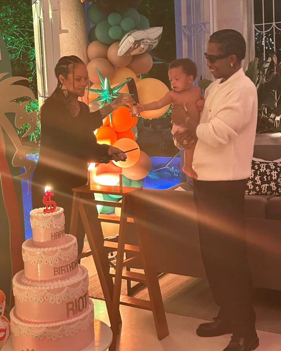Rihanna simple birthday party for Riot