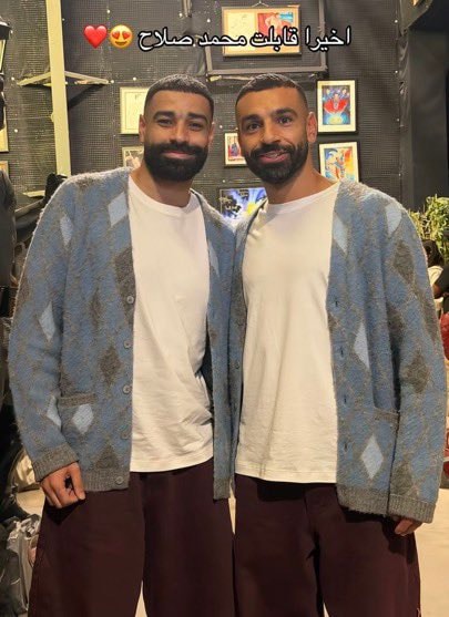 Salah meets lookalike