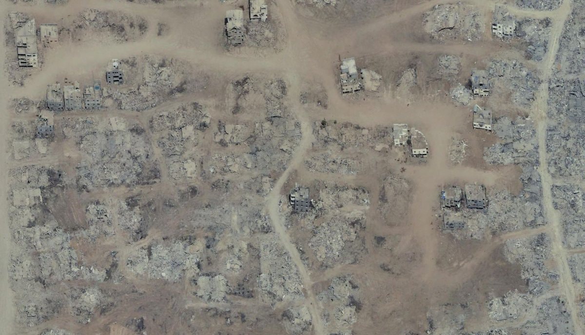 Gaza destruction Google Maps update