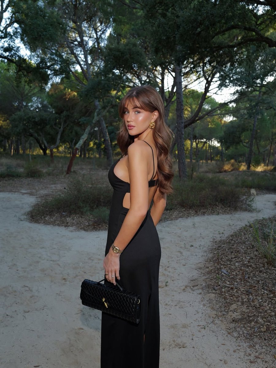 Georgia Steel black dress edit (photo 3 of 4)