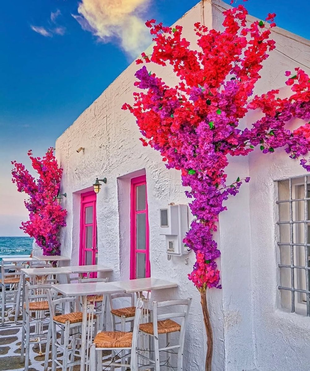 Naousa Paros restaurant at sunset (photo 2 of 4)